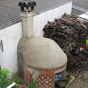 Forn barbacoa i forn exterior